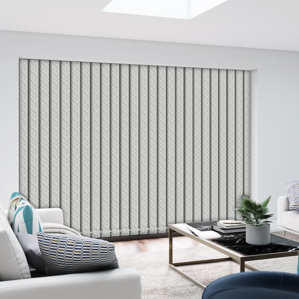 Fiesta White PVC Vertical Blind Clean & Minimalist