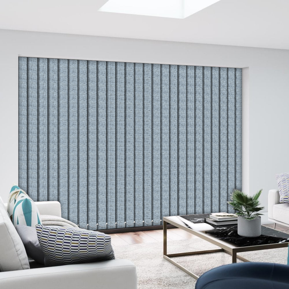 Jupiter White PVC Vertical Blind Clean & Minimalist