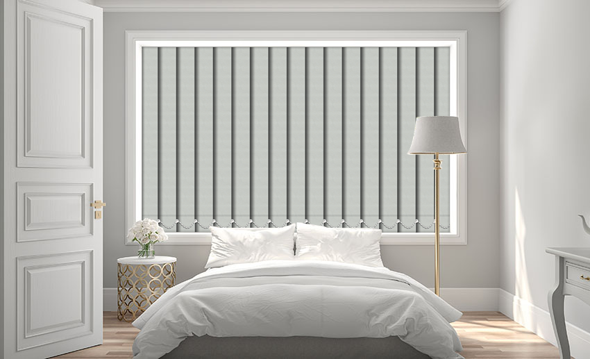 Aqualush Cream PVC Vertical Blinds Slats | Premium Quality without Headrail