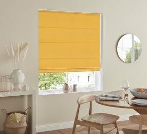 Yellow Roman Blinds (0746D)