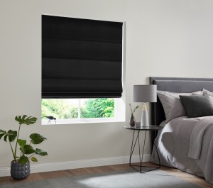 Black Roman Blind (0831D)